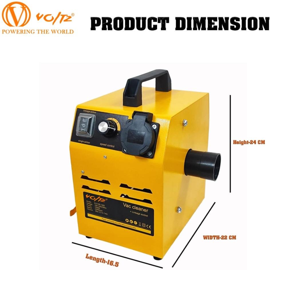 VOLTZ RC-25 Electric Hydraulic Rebar Cutter Tool, 1700W Cutting up to 1 Inch #8 4-25mm Rebar Steel within 5 Seconds,220V, with Blades & Easy Carry Stainless Box (1700W RC-25)