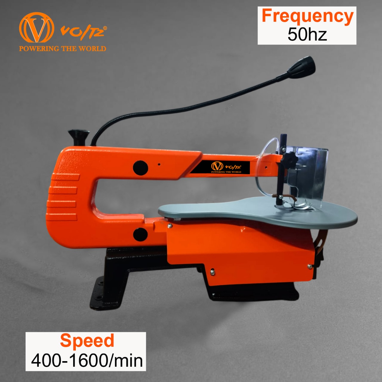 VOLTZ VZ-SS16L VRF New Electric Scroll Saw Corded Electric 16 Inch 120W with Led Light Speed adjustable Foot Switch Scroll Saw Machine