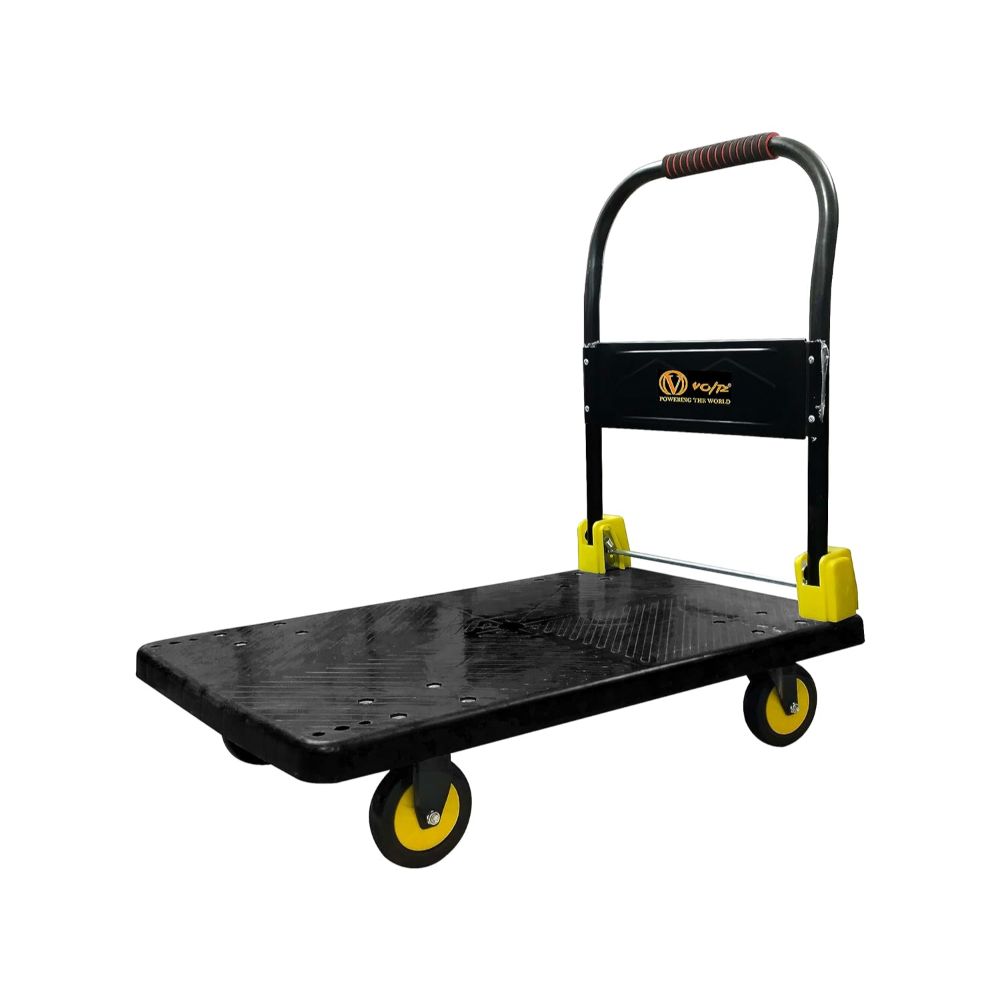 VOLTZ VZ-VHT 200 PLATFORM TROLLEY 200 kg Plastic Platform Truck Moving Platform Plastic Hand Trolley with 360 Degree Swivel Wheels for Easy Storage