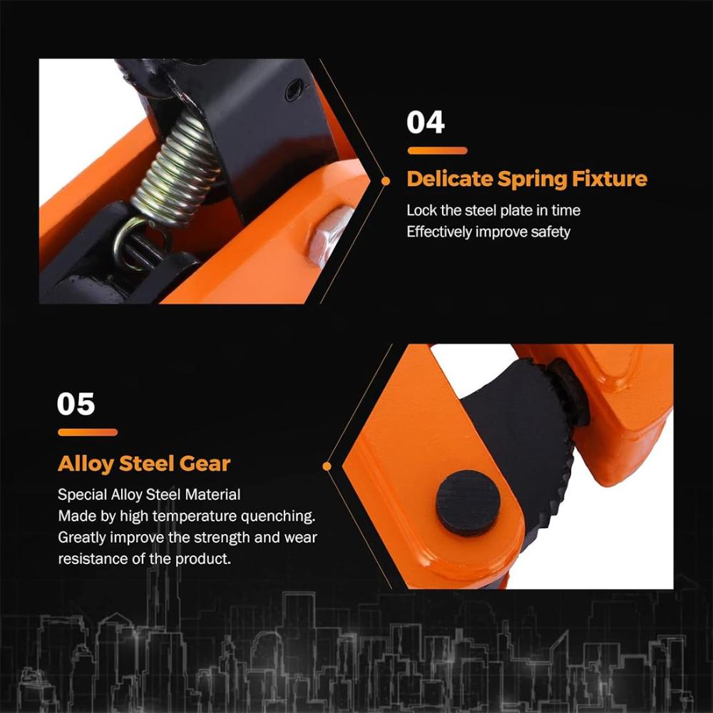 VOLTZ VZ-VH-2 Ton Vertical Plate Lifting Clamp – Heavy-Duty Lifting Power for Industrial Precision