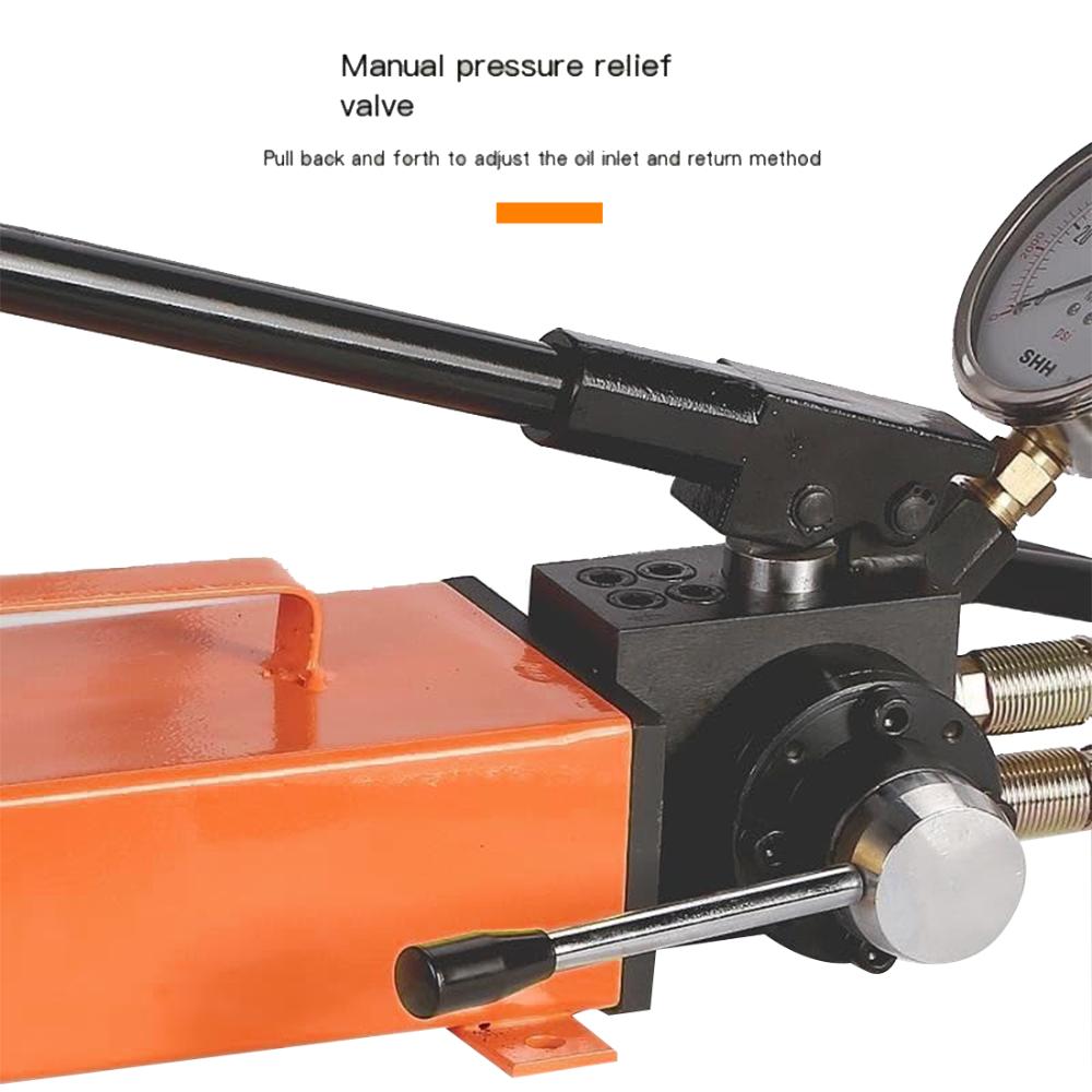 VOLTZ CH-80 Hydraulic  Hole Punching Tool with VZ-CP-800S Hand Pump 50T Hole Digger Force Puncher Smooth Hole Puncher for Iron Plate Copper Bar Aluminum Stainless Steel