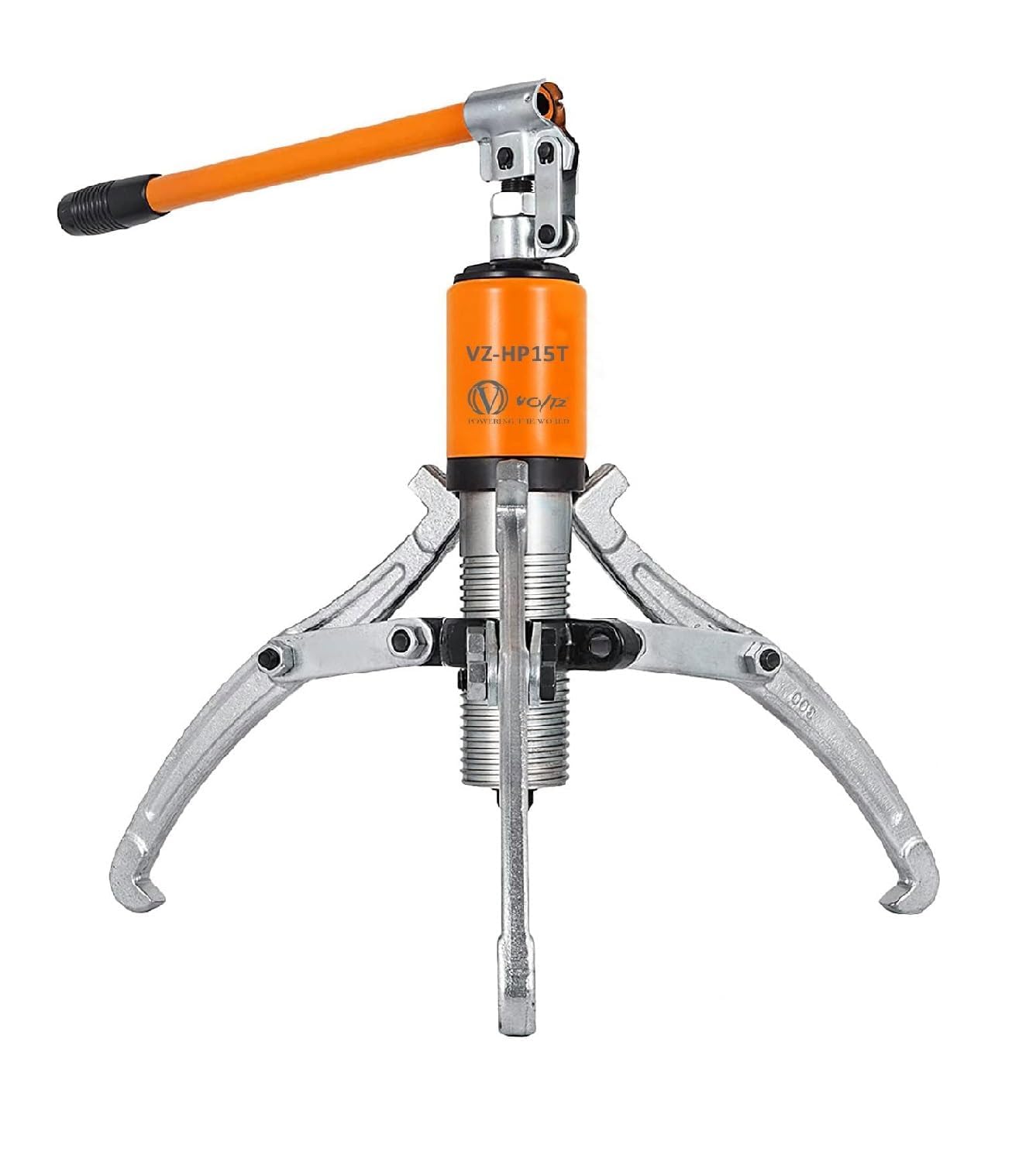 VOLTZ  VZ-HP15T  Hydraulic Pullers Gear Puller 3 Jaws Drawing Machine Wheel Bearing Puller Universal Hydraulic Tools 3 in 1 (15 Ton)