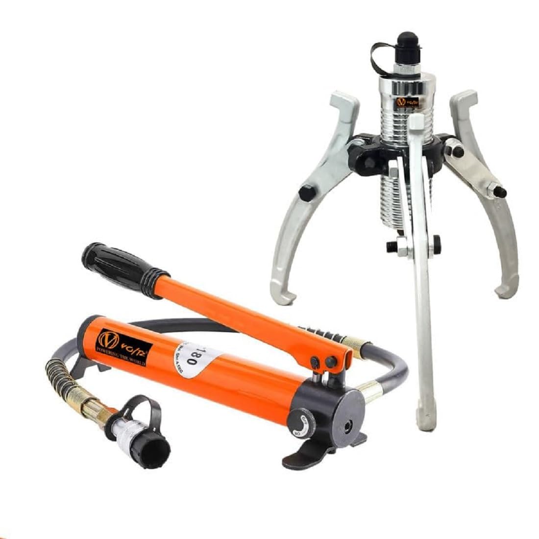 VOLTZ VZ-VHP-15T Split Hydraulic Pullers + CP 180 Hydraulic Pump Gear Puller Bearing Wheel Pulling Pumps Oil Tube Drawing Machine