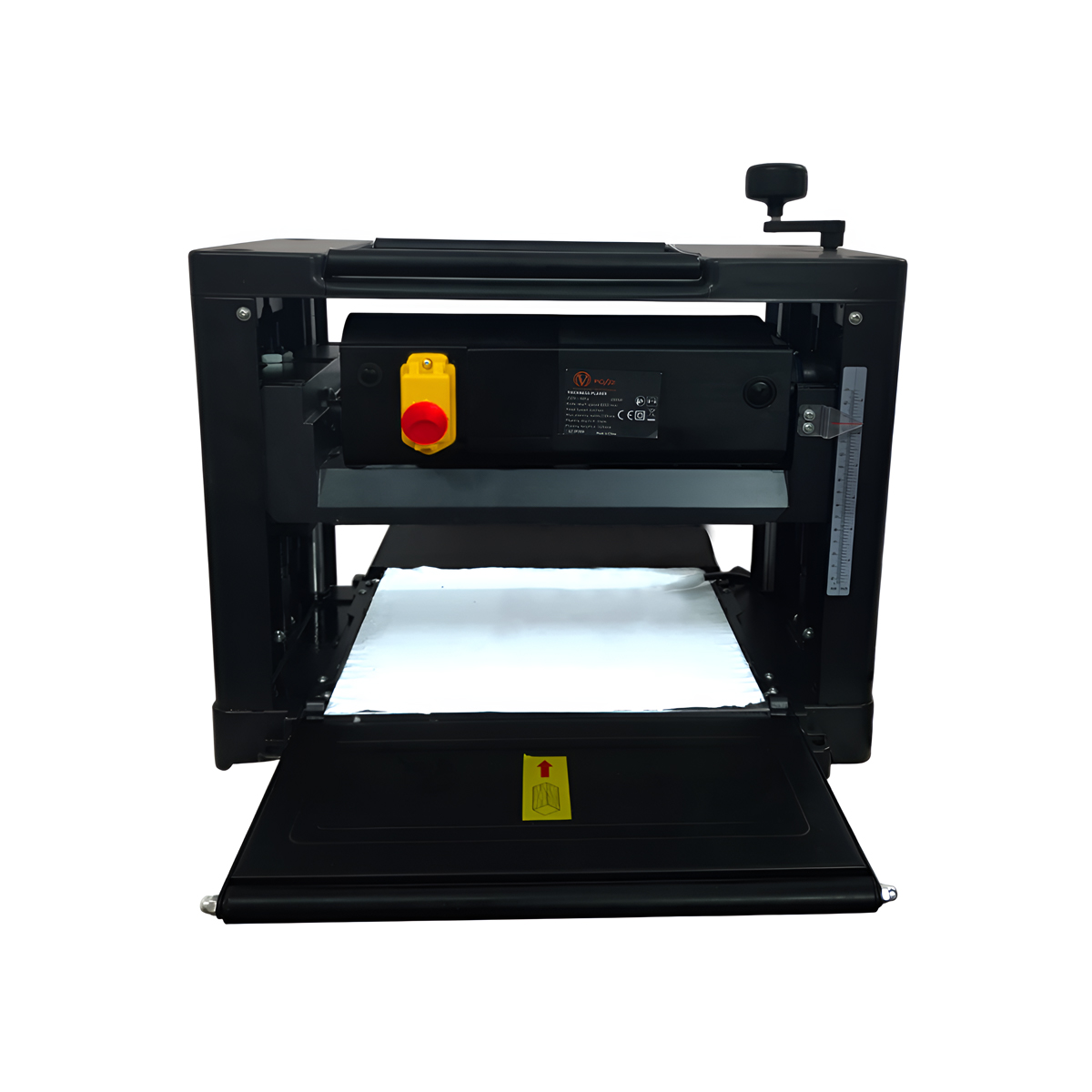 VOLTZ VZ-TP-2000 Benchtop Planer 13" Thickness 2000W, 8000RPM Woodworking Planer 6m/min Speed Extended Infeeding Table Iron Stand Dust Exhaust