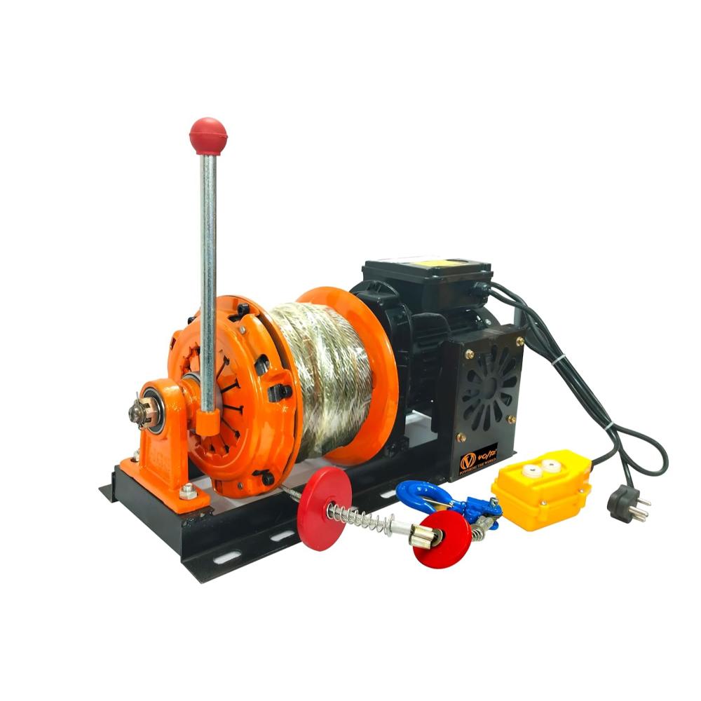 VOLTZ VZ-EW-1500 KG 50Mtr Heavy duty Electric Winch Clutch type 8mm (750-1500kg)
