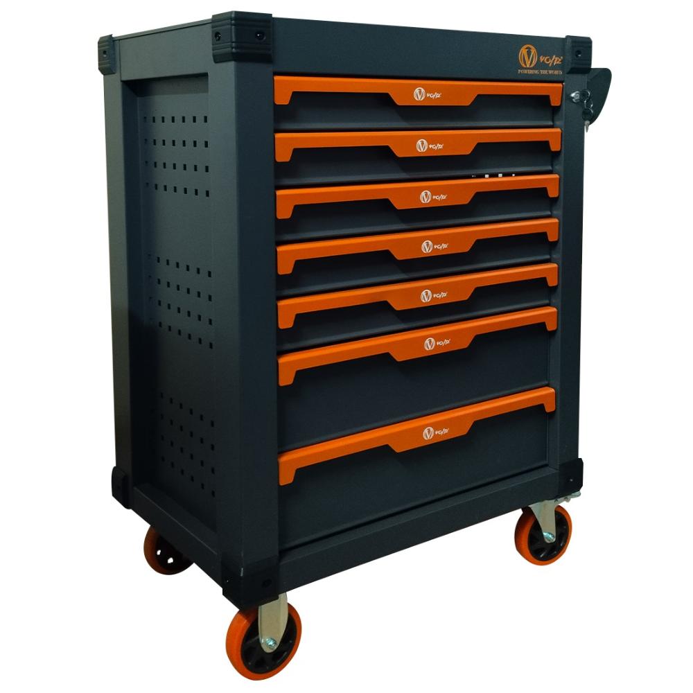VOLTZ VZ-KY07B  7 Drawer Roller Tool Cabinet | Heavy Duty Tools Trolley Portable (Black)