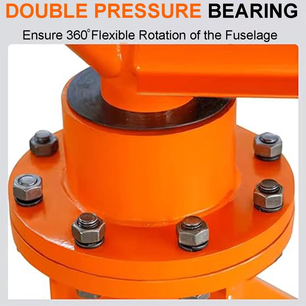 VOLTZ  500kg Monkey Crane Capacity 360° Mini Crane With 1000kg Electric Winch Clutch Winch 4 HP Copper Winding Motor, 50 Meter Wire Rope