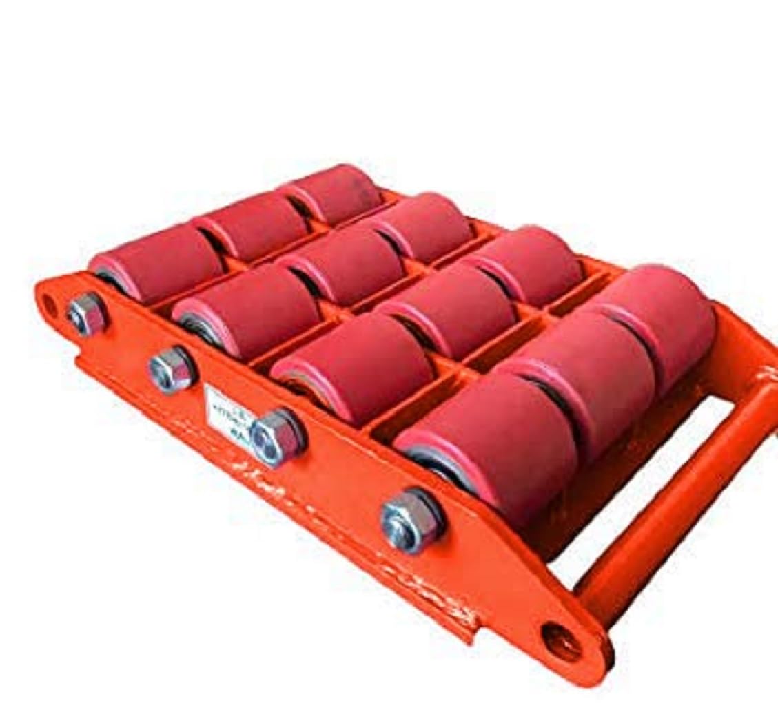 VOLTZ 18 ton (39600lb) Cargo Trolley Heavy Duty Machine Dolly Skate Roller Machinery Mover Cargo Trolley