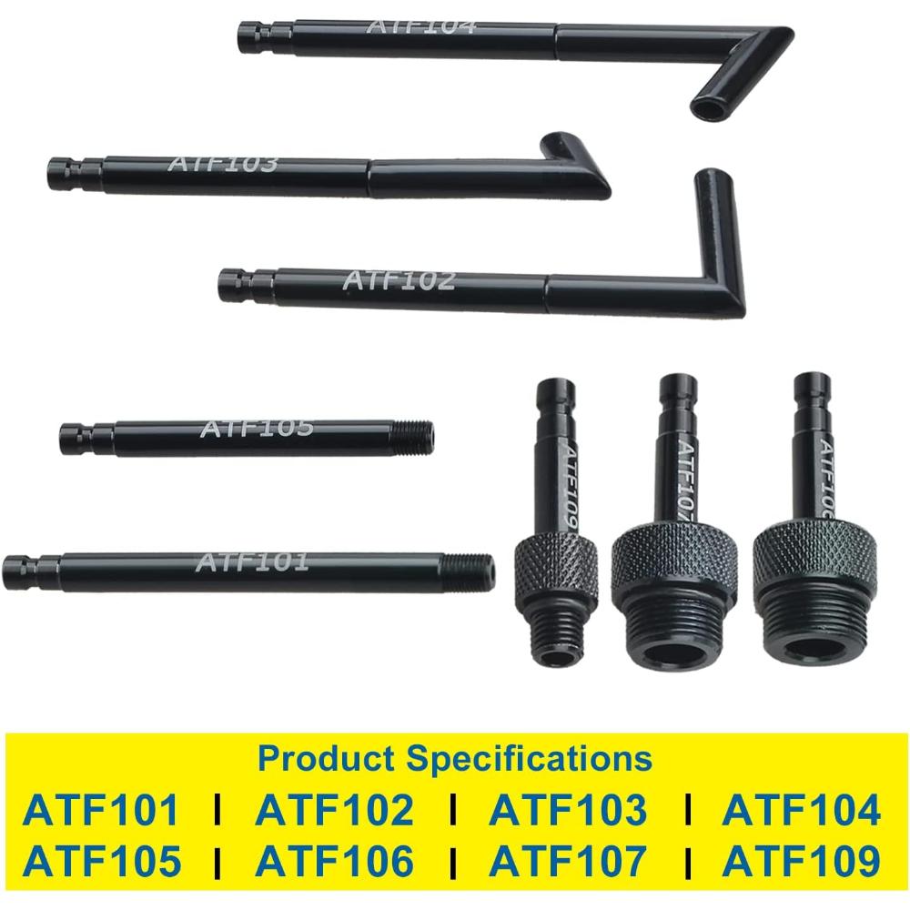 VOLTZ VZ-9023 7.5L Pneumatic brake fluid bleeder kit ATF Oil Change Tool Manual ATF Refill System Dispenser Auto Transmission Fluid Oil and Liquid Filler Pump Kit with ATF Filler Adapters