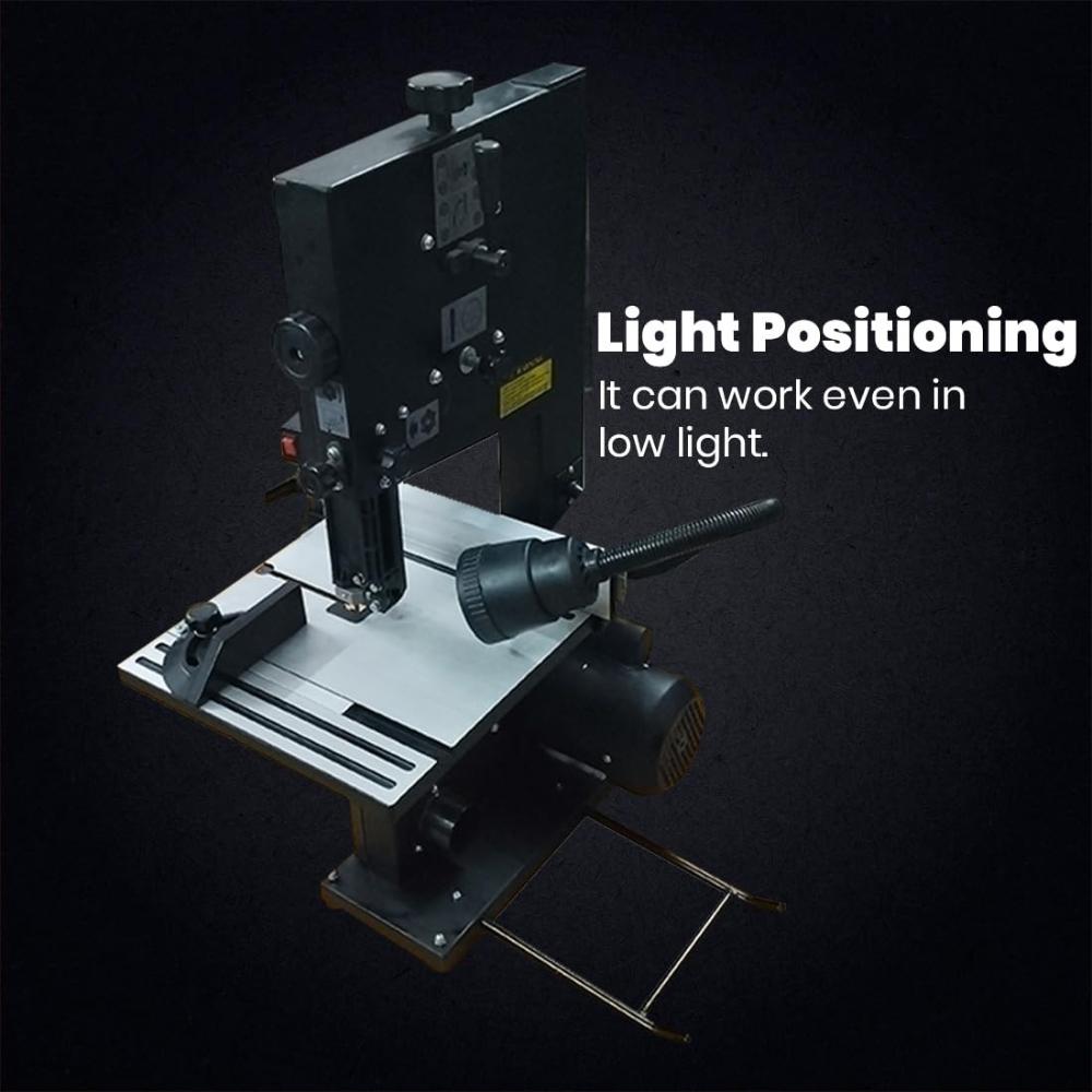 VOLTZ VZ-BS230 9 In. 500w Benchtop Band Saw for Woodworking, Black (VZ-BS9)