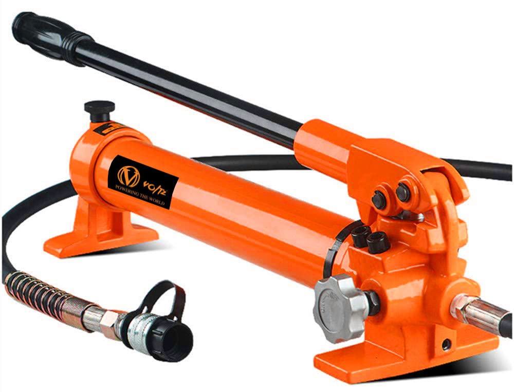 VOLTZ  RSC 5050700 Hydraulic cylinders 50T 2Inch Stroke Hydraulic Cylinder Jack Solid With Hand pump Single Acting Hydraulic Ram Cylinder 50mm Hydraulic Lifting Cylinders (50T 2Inch)