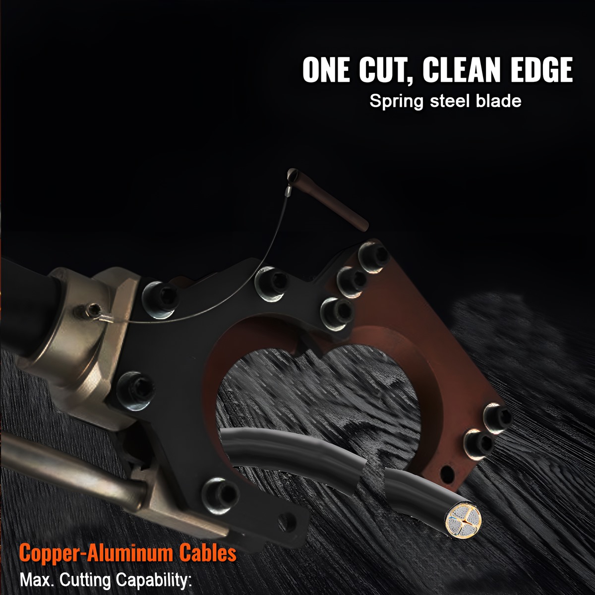 VOLTZ VZ CPC-95 Hydraulic Cable Cutter Upto 50/75/85/95mm Wire Rope Copper and Aluminum Cutting Tool Bolt Cutter Heavy Duty Wire Cutting Tools