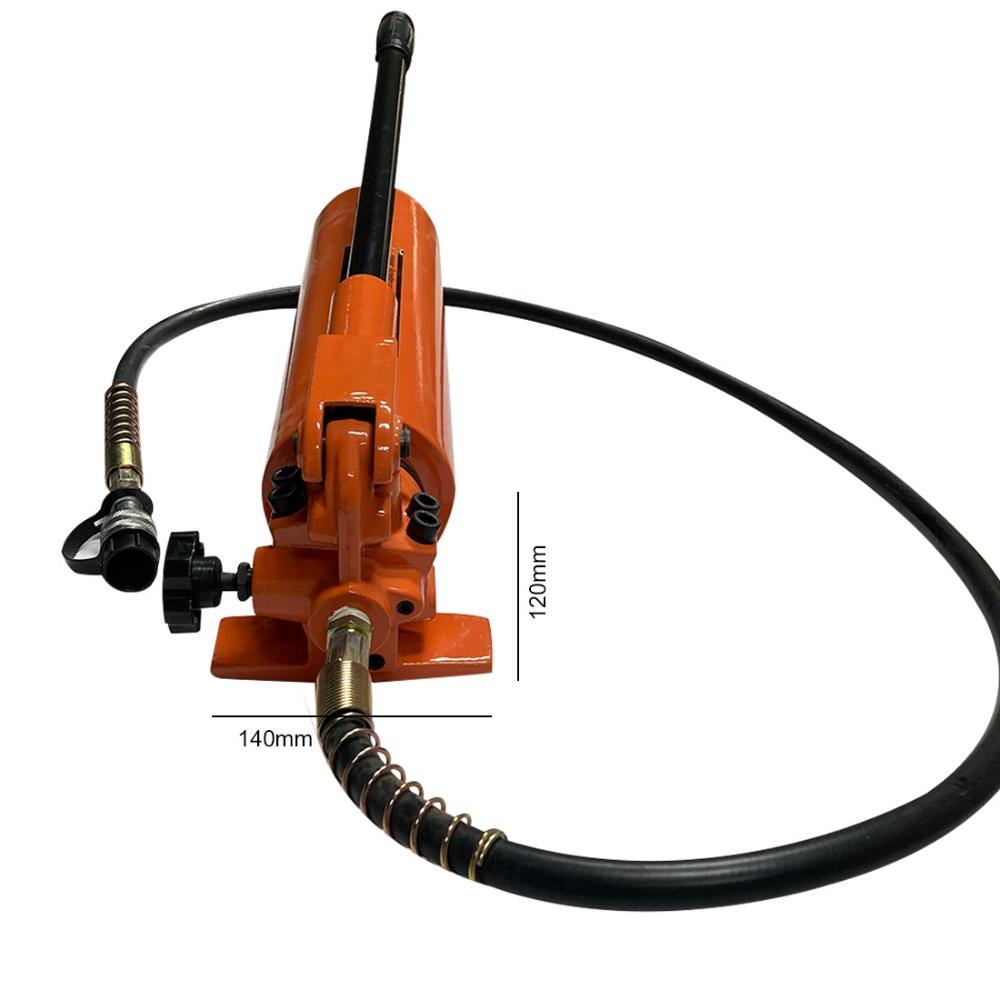 VOLTZ VZ-RCH-6050 Hydra Hole Cylinder Jack with CP 700A Hydraulic Pump Single Actinulic Hollowg Ram 50mm Lifting Hydraulic Cylinder Jack Solid with Hand Pump 60 TON (2inch)