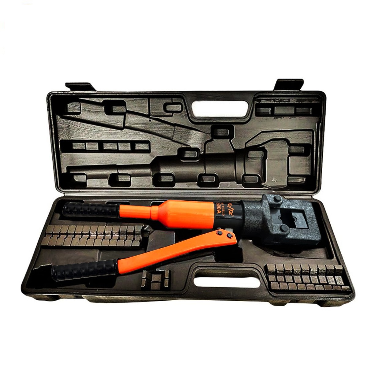 VOLTZ VZ-HC-500 10-500mm CU Hydraulic Crimping Tool, 22Ton Crimping Pressure Crimper for Copper and Aluminium Lugs Terminal New Manual Hydraulic Wire Rope Crimper